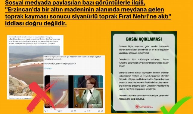 Siyanürlü toprak Fırat Nehri'ne mi aktı? Yanıt İletişim'den geldi...