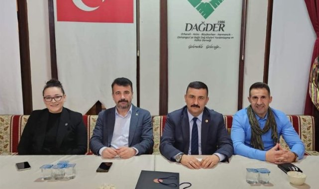Türkoğlu ve Özeller Dağder'i ziyaret etti