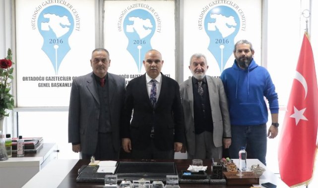 Vali Koç'tan Ortadoğu Gazeteciler Cemiyeti'ne ziyaret