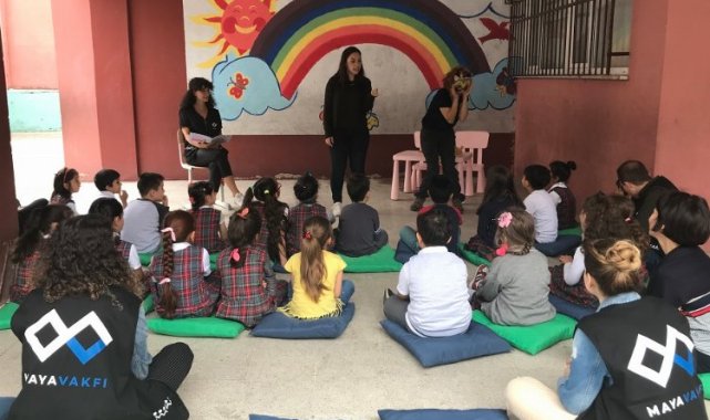 Afet bölgesindeki eğitimin 'Maya'sı oldular