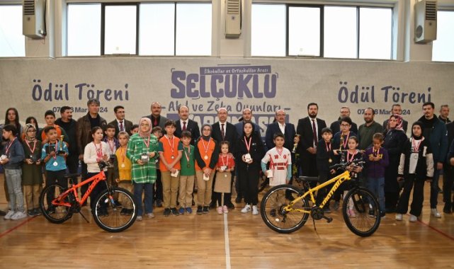 Akıl, zeka oyunları ödülleri sahiplerini buldu