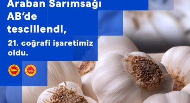 Araban Sarımsağı 21. coğrafi işaret oldu