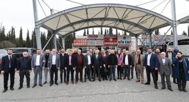 Başkan Adayı Büyükgöz terminal esnafını ziyaret etti