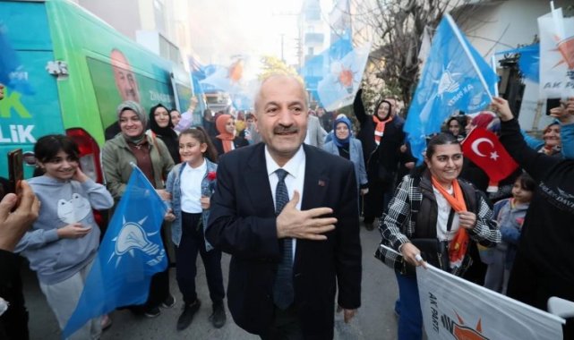 Başkan Adayı Büyükgöz'e coşkulu karşılama