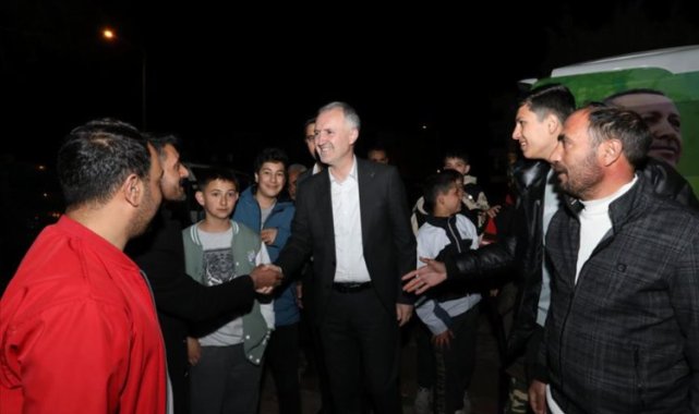 Başkan Alper Taban Teravih Programları'nda vatandaşla buluşuyor