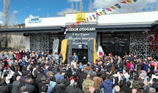 Başkan Altay Bozkır Otogarı ve İtfaiye Merkezi'ni açtı