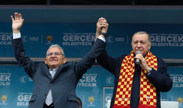 Başkan Büyükkılıç'tan Büyük Kayseri Mitingi'nde dayanışma vurgusu