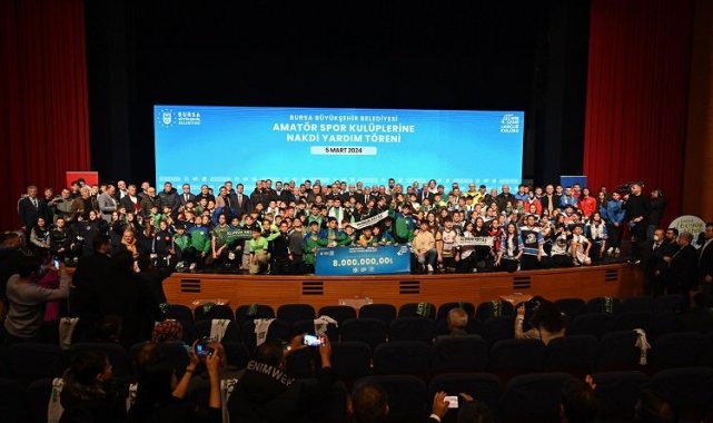 Bursa'da amatör kulüplere Büyükşehir desteği