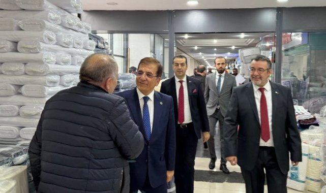 Bursa'da YRP adayı Sedat Yalçın'dan BUTTİM ziyareti