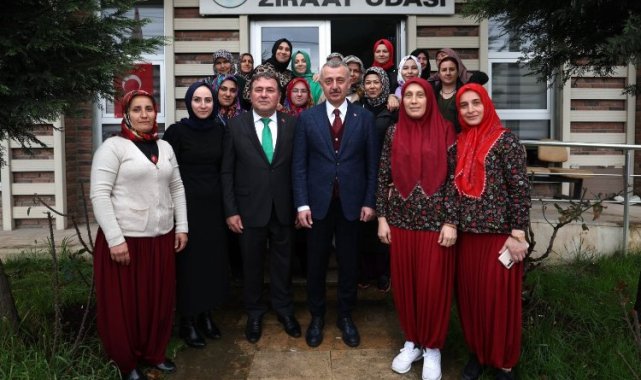 Büyükakın'dan kadın çiftçi vurgusu