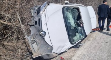 Düzce İl Sağlık Müdürü trafik kazası geçirdi