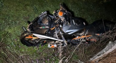 Düzce'de motosiklet kazası :1 yaralı