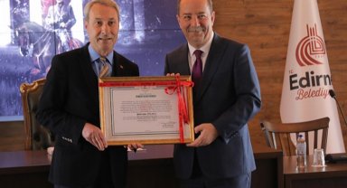 Edirne Meclisi'nden Bahri Bey'e 'turizm elçisi' beratı