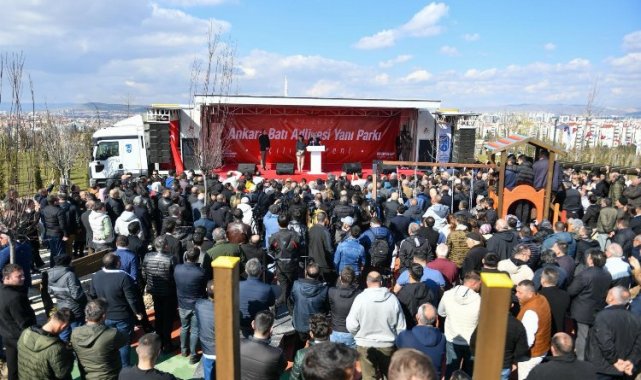 Etimesgut'a 95 bin metrekarelik yeni park