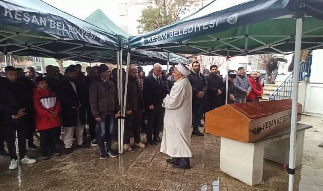 Fikret Gürpınar, Keşan'da son yolculuğuna uğurlandı
