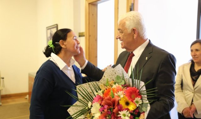 Gürün'den personele veda ziyaretleri