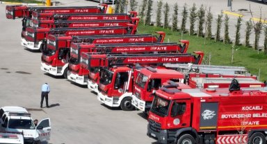 Kocaeli'de yeni araçlar İtfaiyenin gücüne güç katacak