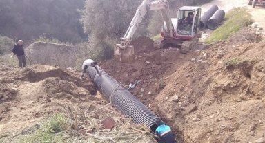 Manisa Turgutlu'da yağmur sularına karşı çifte önlem