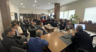 Mehmet Özcan'dan, Keşan Belediye Başkanı Mustafa Helvacıoğlu'na ziyaret