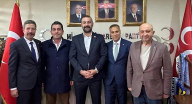 MHP Keşan'dan İl Başkanı Emre Tokluoğlu'na ziyaret