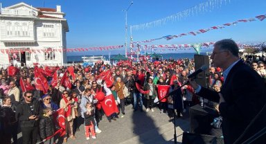 Mudanya'da Dalgıç'tan nokta mitingleri