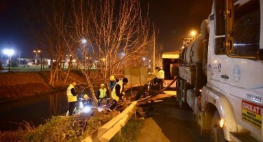 Sakarya'da ekipler gece boyunca altyapı mesaisini sürdürdü