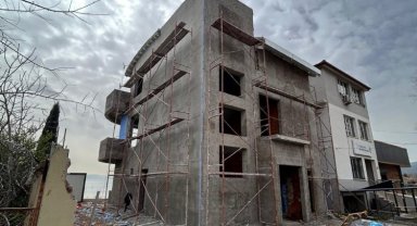 Yarımca Yelken Kulübünde sıva imalatı tamam