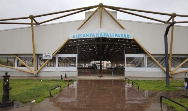 Alikahya Kapalı Pazar Alanı konforla buluşturuldu