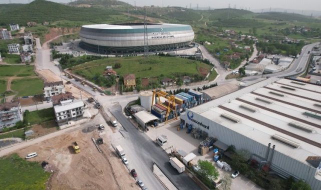 Alikahya Stadyum yoluna asfalt