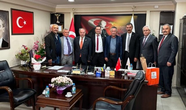 Başkan Kıral'a, geçmiş dönem belediye başkanlarından ziyaret