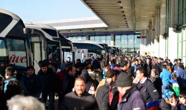 Bayramda otobüsler 706 bin yolcu taşıdı