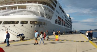 Bodrum Cruise Port yılın ilk gemisini ağırladı