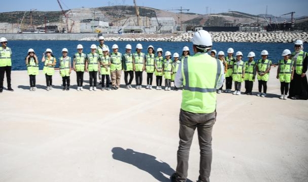 Çocuklar Akkuyu NGS'yi ziyaret etti