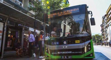 Denizli'de ulaşım 2 gün ücretsiz