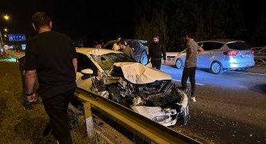 Düzce'de kaza 2 yaralı