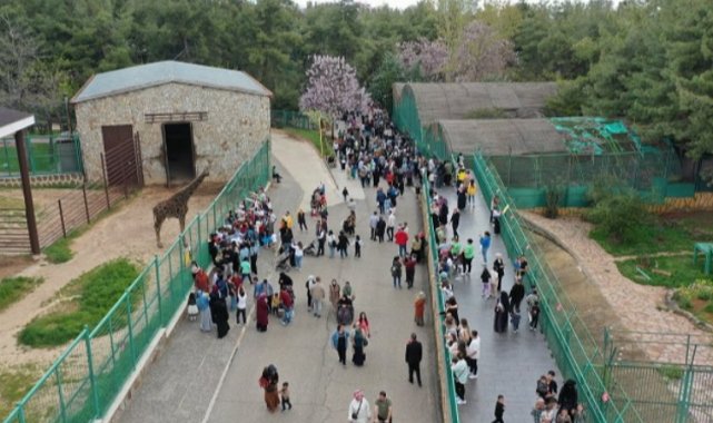 Gaziantep Doğal Yaşam Parkı'na akın ettiler