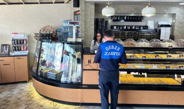 Gebze'de zabıtadan bayram öncesi denetim