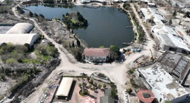 İzmit Millet Bahçesi şekillenmeye başladı