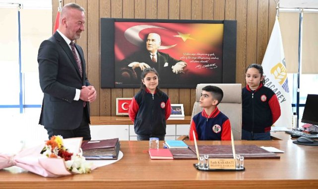 Karacabey'de başkanlık koltuğuna Baran oturdu