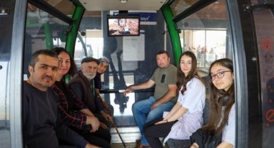 Kartepe Teleferiği 114 bin kişiyi zirveye taşıdı