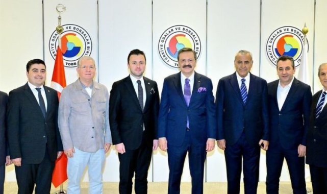Keşan TSO'dan TOBB Başkanı M. Rifat Hisarcıklıoğlu'na ziyaret