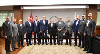 KTO heyetini ağırlayan Başkan Büyükkılıç'tan "birlik" vurgusu