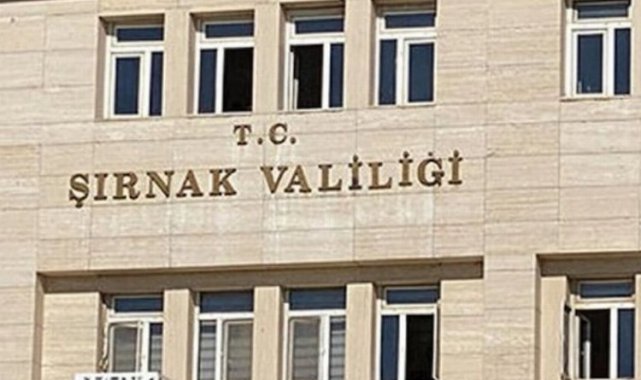 Şırnak Valiliği duyurdu... 15 gün yasak!