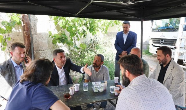 Başkan Arı, Kara Ağaç Destanı dizi setini ziyaret etti