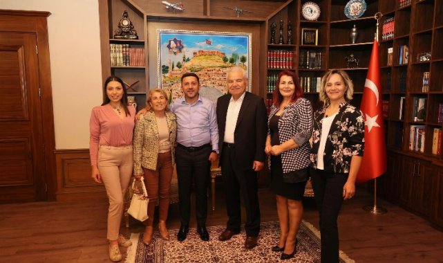Başkan Arı'ya ziyaretler sürüyor