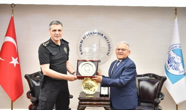 Başkan Büyükkılıç, İl Emniyet Müdürü Aydın'ı ağırladı