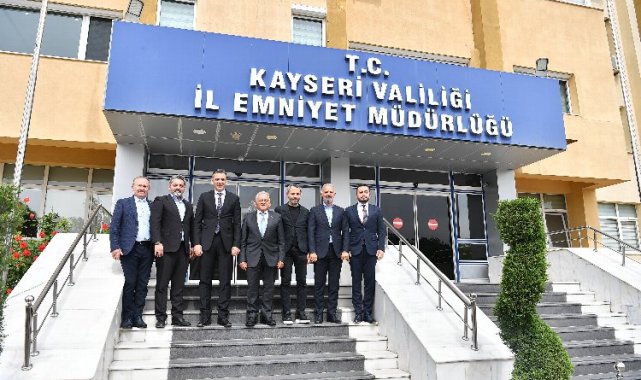 Başkan Büyükkılıç'tan İl Emniyet Müdürü Aydın'a "hayırlı olsun" ziyareti
