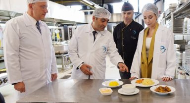 Başkan Güney, Beslenme Saati projesini inceledi