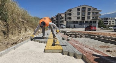 Demirtaş'a yeni kaldırım ve bisiklet yolları