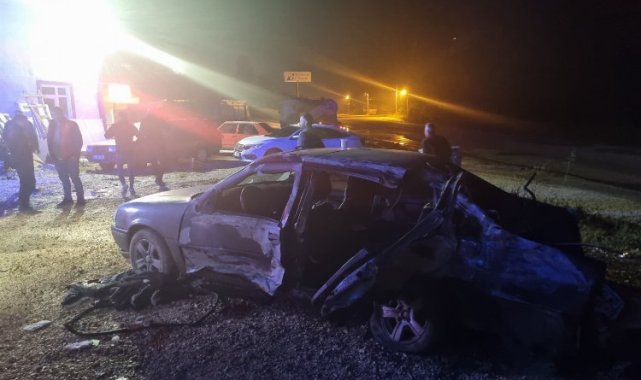 Düzce Yığılca'da trafik kazası: 1 ölü, 4 yaralı!